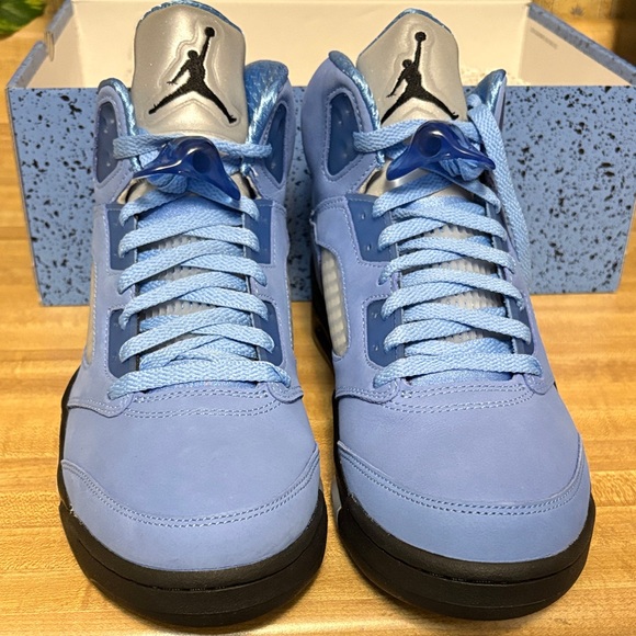 Jordan Air Jordan 5 Retro SE Box - Blue and Black Speckle - Picture 5 of 10